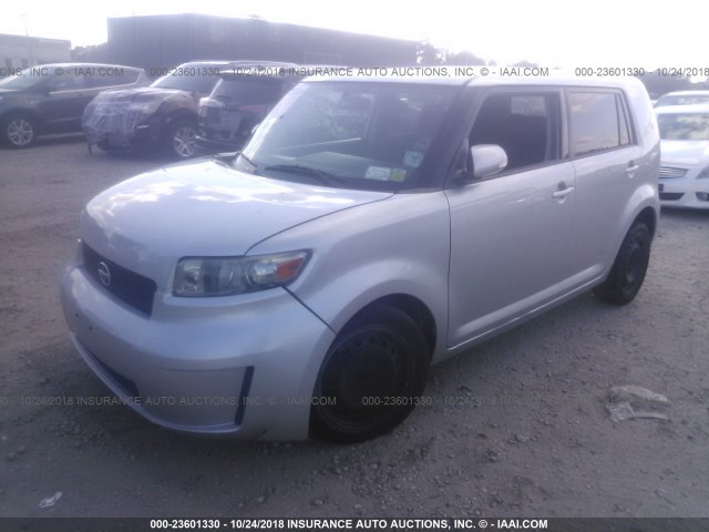 JTLKE50E181046417 - 2008 TOYOTA SCION XB Gümüş foto 2