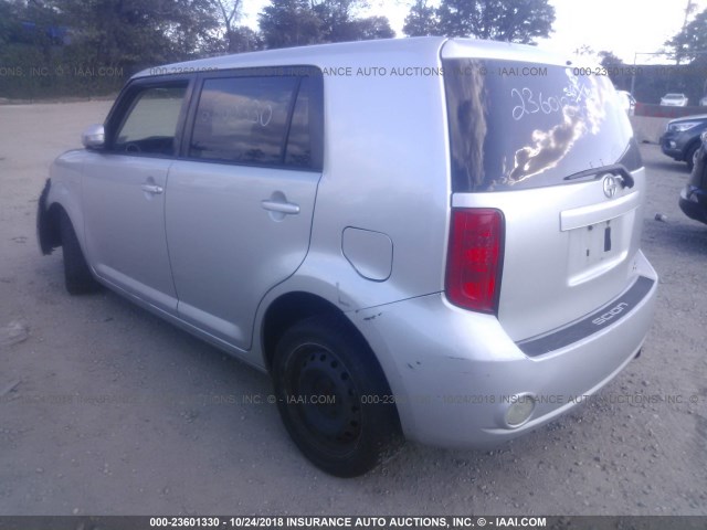 JTLKE50E181046417 - 2008 TOYOTA SCION XB Gümüş foto 3
