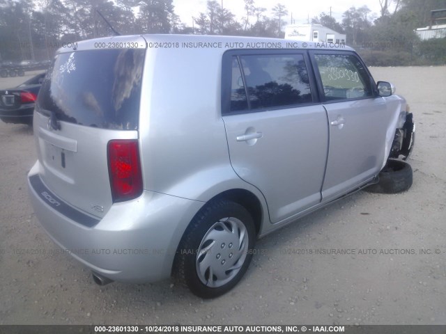JTLKE50E181046417 - 2008 TOYOTA SCION XB Gümüş foto 4