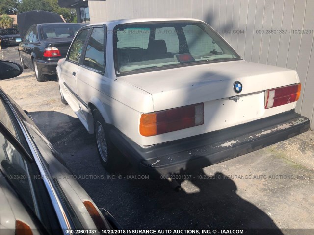 WBAAB5400G9689949 - 1986 BMW 325 E WHITE photo 3