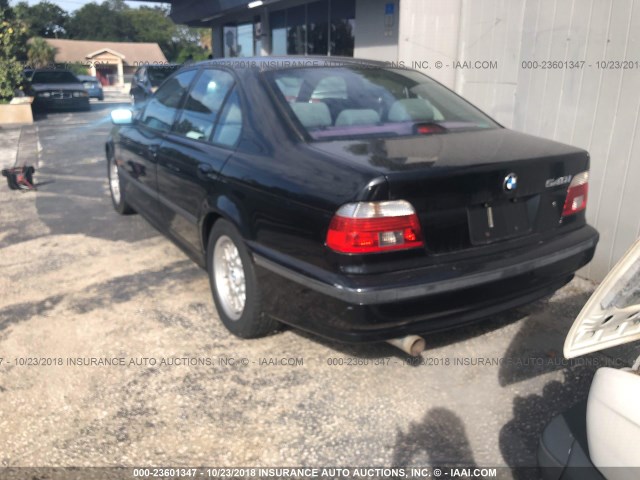 WBADN634X3GN88521 - 2003 BMW 540 I AUTOMATIC BLACK photo 3