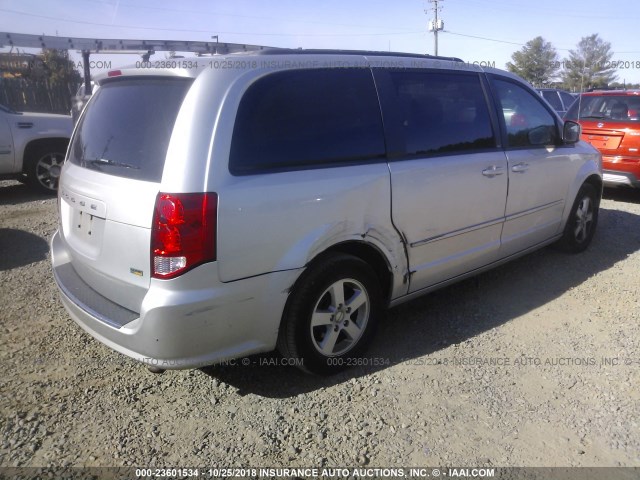 2D4RN3DG5BR755903 - 2011 DODGE GRAND CARAVAN MAINSTREET SILVER photo 4