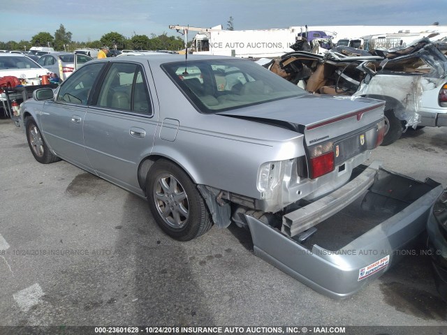 1G6KY5493YU139084 - 2000 CADILLAC SEVILLE STS SILVER photo 3