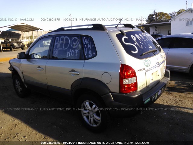 KM8JN12D67U631104 - 2007 HYUNDAI TUCSON SE/LIMITED GOLD photo 3