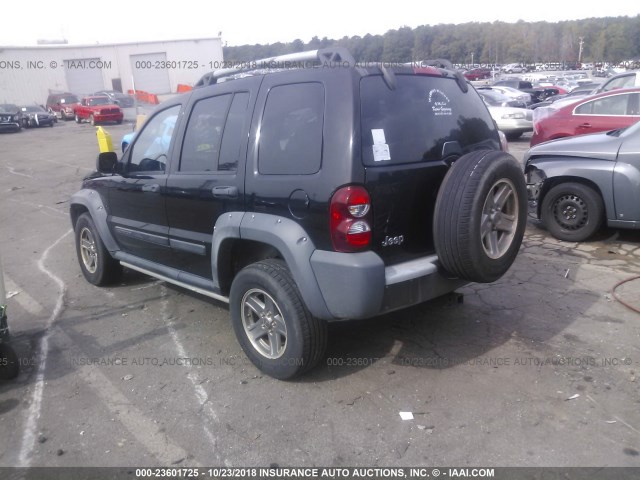 1J4GK38K56W115628 - 2006 JEEP LIBERTY RENEGADE BLACK photo 3