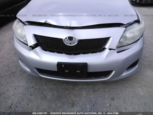 JTDBL40E59J028872 - 2009 TOYOTA COROLLA LE/XLE SILVER photo 6