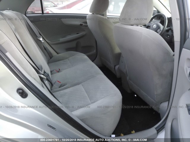 JTDBL40E59J028872 - 2009 TOYOTA COROLLA LE/XLE SILVER photo 8