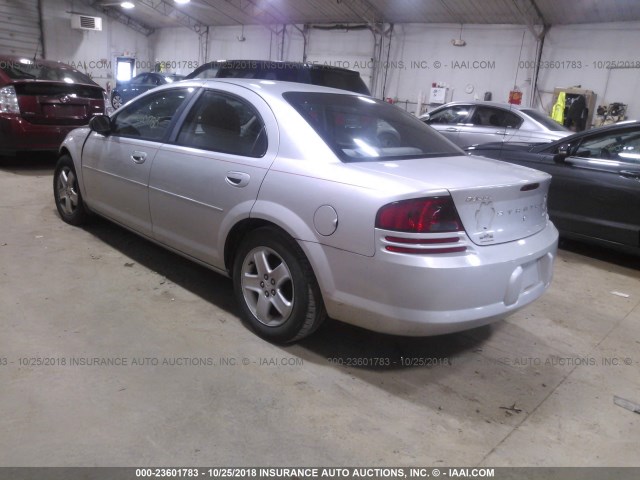 1B3EL46X93N591088 - 2003 DODGE STRATUS SE/SXT SILVER photo 3