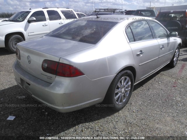 1G4HD57287U163568 - 2007 BUICK LUCERNE CXL GRAY photo 4