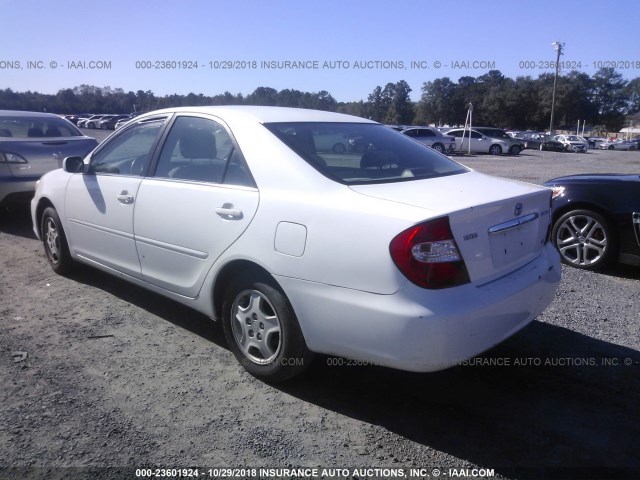 4T1BF32K12U503549 - 2002 TOYOTA CAMRY LE/XLE/SE 白色 照片 3