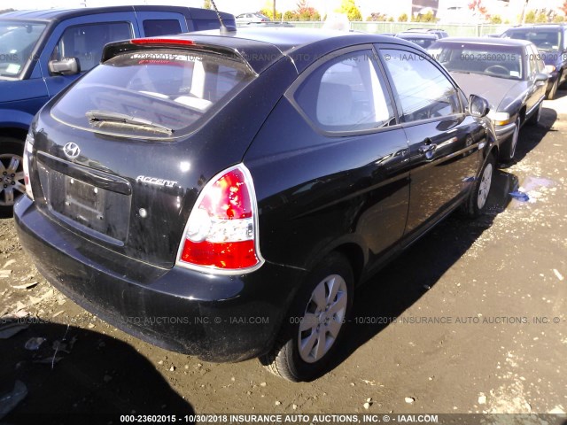 KMHCM3ACXAU157391 - 2010 HYUNDAI Accent BLUE/GS BLACK photo 4