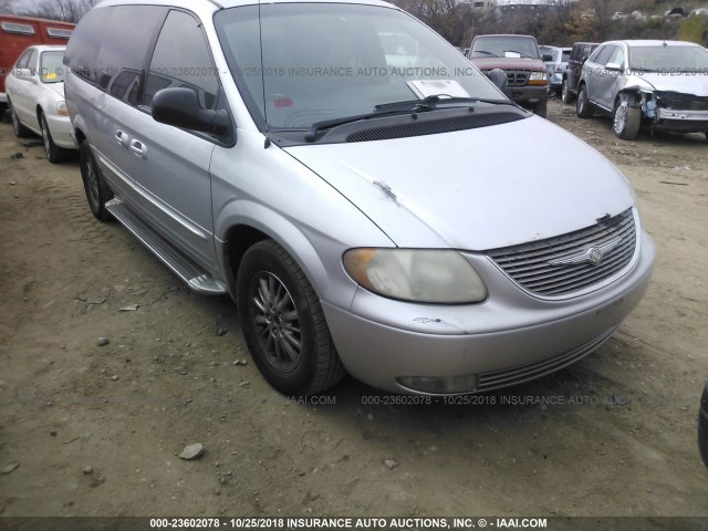 2C8GP64L92R559684 - 2002 CHRYSLER TOWN & COUNTRY LIMITED SILVER photo 1