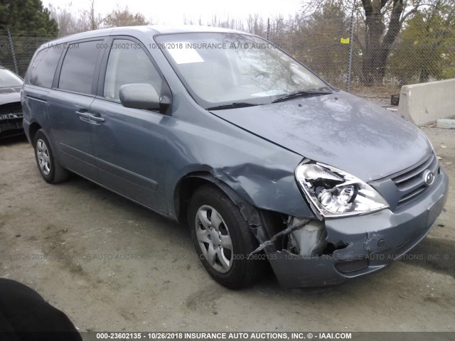 KNDMB233266052586 - 2006 KIA SEDONA EX/LX BLUE photo 1