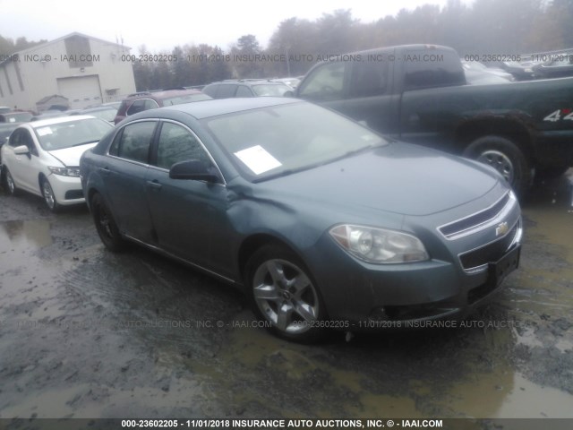 1G1ZH57B89F124234 - 2009 CHEVROLET MALIBU 1LT GREEN photo 1