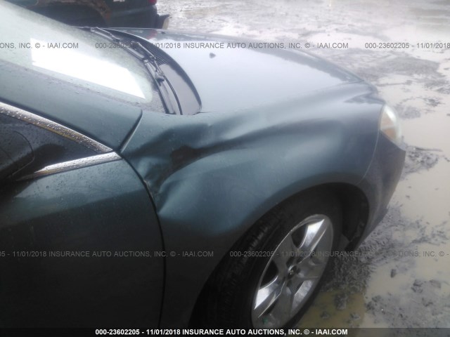 1G1ZH57B89F124234 - 2009 CHEVROLET MALIBU 1LT GREEN photo 6