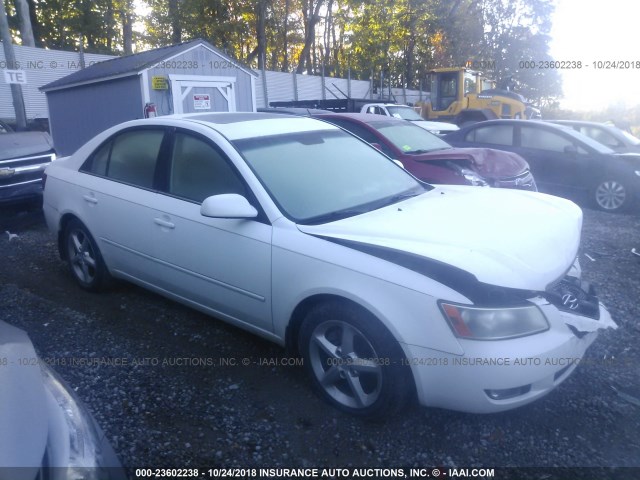 5NPEU46F07H271697 - 2007 HYUNDAI SONATA SE/LIMITED WHITE photo 1