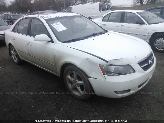 5NPEU46C68H336088 - 2008 HYUNDAI SONATA SE/LIMITED WHITE photo 1