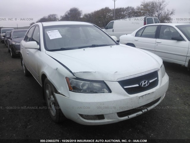 5NPEU46C68H336088 - 2008 HYUNDAI SONATA SE/LIMITED WHITE photo 6