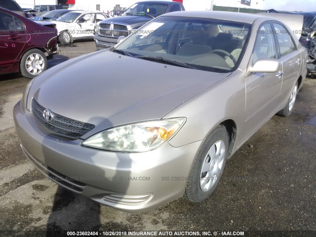4T1BE32K43U776215 - 2003 TOYOTA CAMRY LE/XLE/SE Champagne photo 2