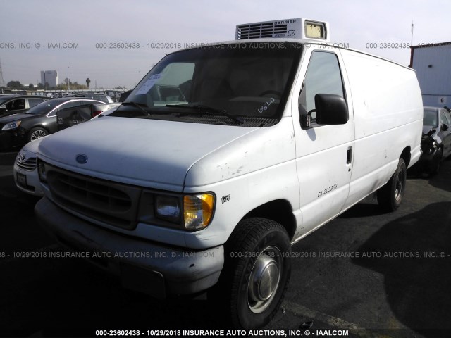 1FTJS34LXVHB14729 - 1997 FORD ECONOLINE E350 SUPER DUTY VAN WHITE photo 2