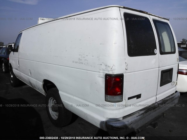 1FTJS34LXVHB14729 - 1997 FORD ECONOLINE E350 SUPER DUTY VAN WHITE photo 3