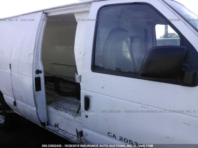 1FTJS34LXVHB14729 - 1997 FORD ECONOLINE E350 SUPER DUTY VAN WHITE photo 6