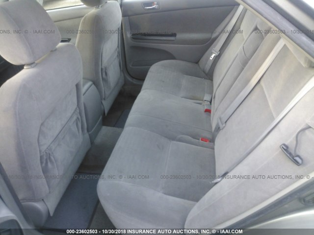 JTDBE32K853033389 - 2005 TOYOTA CAMRY LE/XLE/SE GRAY photo 8