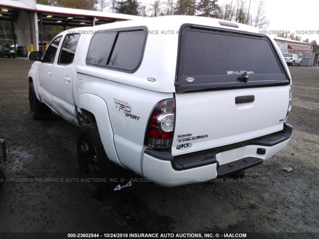 3TMLU4EN8CM092232 - 2012 TOYOTA TACOMA DOUBLE CAB 白色 照片 3