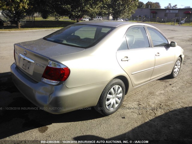 4T1BE32K56U681666 - 2006 TOYOTA CAMRY LE/XLE/SE GOLD photo 4