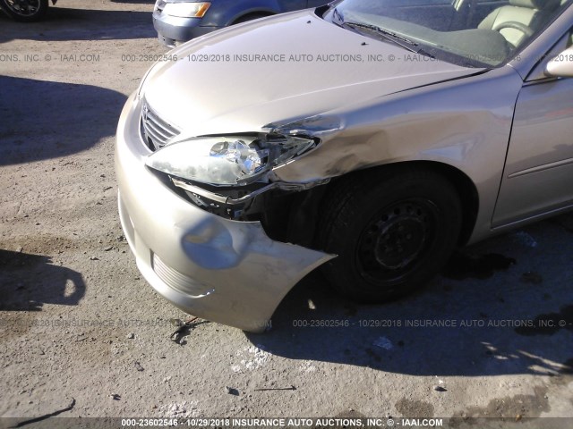 4T1BE32K56U681666 - 2006 TOYOTA CAMRY LE/XLE/SE GOLD photo 6
