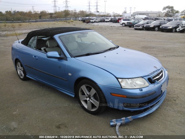 YS3FH71U776003698 - 2007 SAAB 9-3 AERO BLUE photo 1