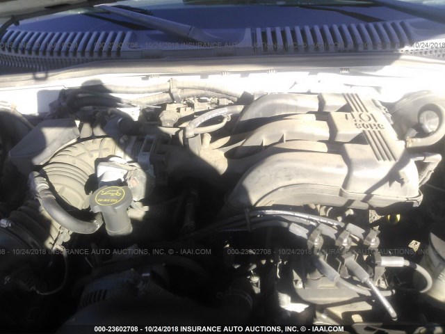 1FMZU73E84UB72198 - 2004 FORD EXPLORER XLT/XLT SPORT/NBX 白色 照片 10