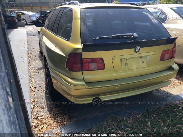 WBADP5343YBR95556 - 2000 BMW 528 IT YELLOW photo 3