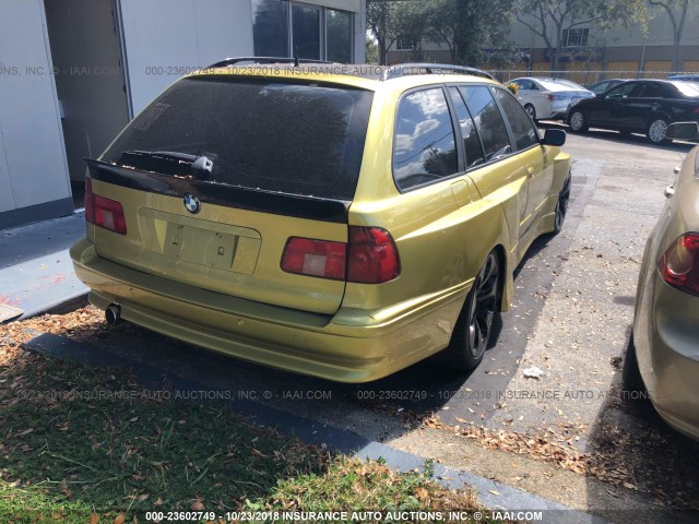 WBADP5343YBR95556 - 2000 BMW 528 IT YELLOW photo 4