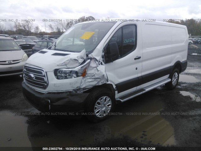 1FTYR1ZM3JKA98757 - 2018 FORD TRANSIT T-250 WHITE photo 2