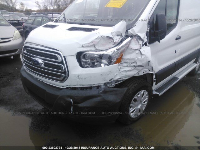 1FTYR1ZM3JKA98757 - 2018 FORD TRANSIT T-250 WHITE photo 6