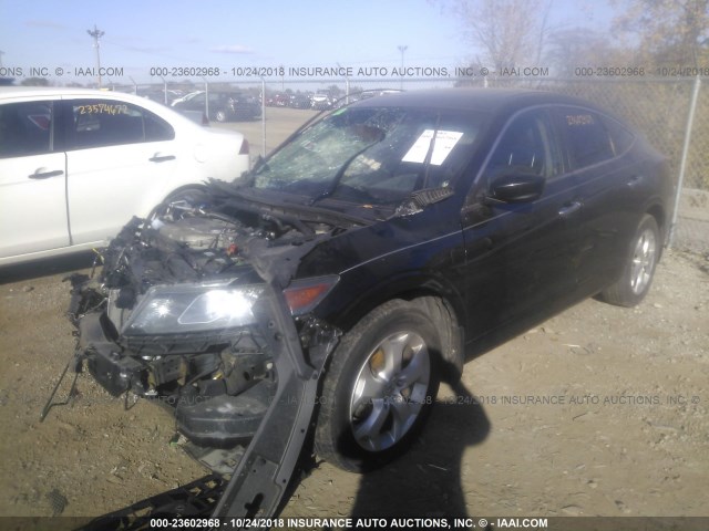 5J6TF2H59CL006724 - 2012 HONDA CROSSTOUR EXL BLACK photo 2