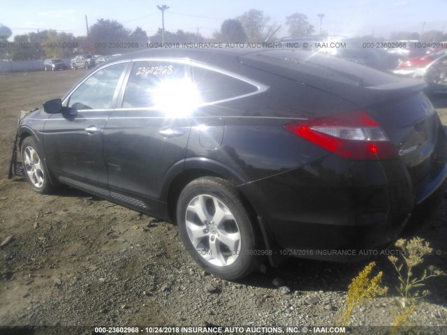 5J6TF2H59CL006724 - 2012 HONDA CROSSTOUR EXL BLACK photo 3