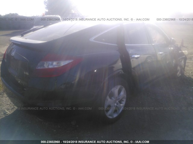 5J6TF2H59CL006724 - 2012 HONDA CROSSTOUR EXL BLACK photo 4
