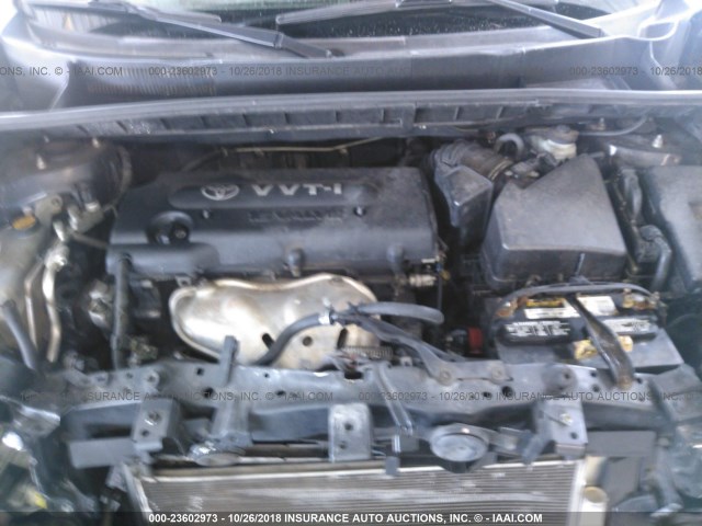 JTLKE50E781030089 - 2008 TOYOTA SCION XB შავი ფოტო 10