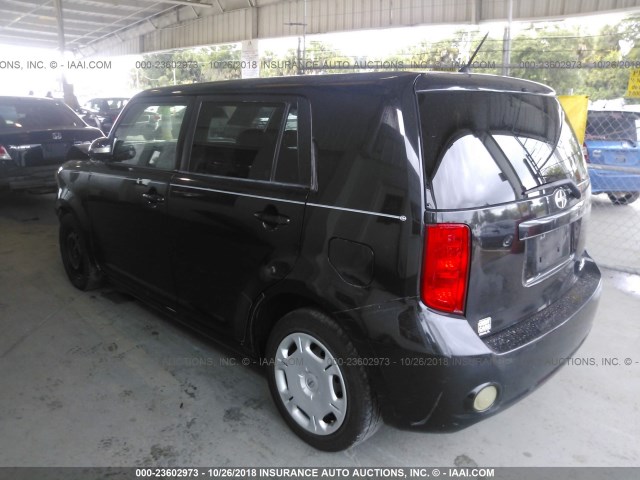 JTLKE50E781030089 - 2008 TOYOTA SCION XB შავი ფოტო 3