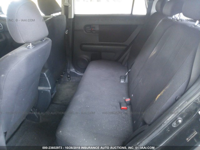 JTLKE50E781030089 - 2008 TOYOTA SCION XB შავი ფოტო 8