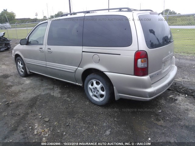 1GHDX03E52D128227 - 2002 OLDSMOBILE SILHOUETTE TAN photo 3