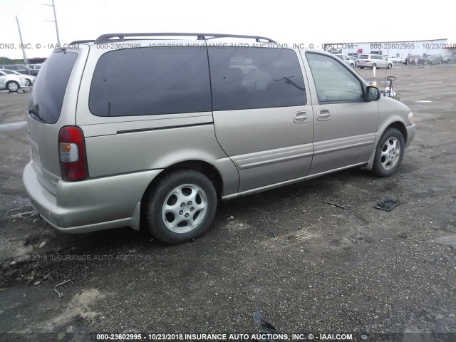 1GHDX03E52D128227 - 2002 OLDSMOBILE SILHOUETTE TAN photo 4