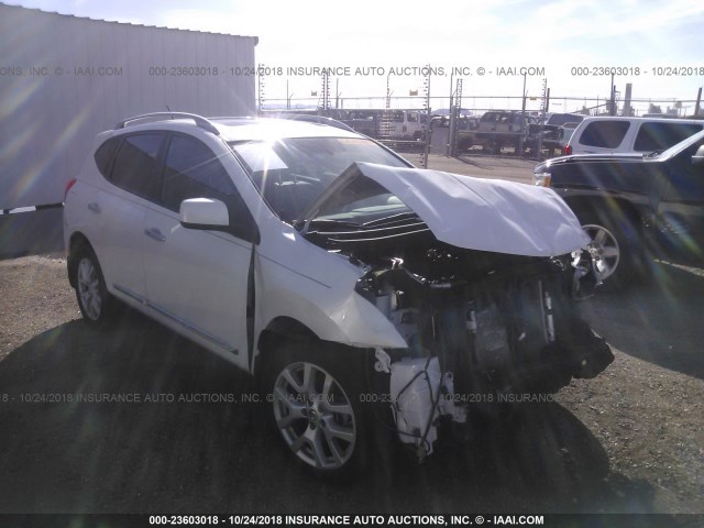 JN8AS5MT8BW171891 - 2011 NISSAN ROGUE S/SV/KROM WHITE photo 1