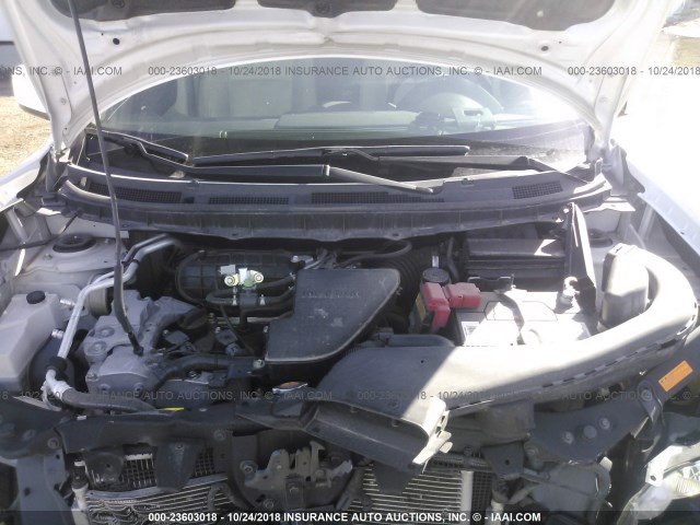 JN8AS5MT8BW171891 - 2011 NISSAN ROGUE S/SV/KROM WHITE photo 10