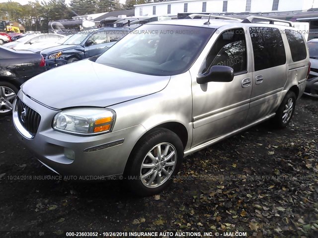 5GADV33L25D235897 - 2005 BUICK TERRAZA CXL SILVER photo 2