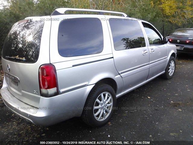 5GADV33L25D235897 - 2005 BUICK TERRAZA CXL SILVER photo 4