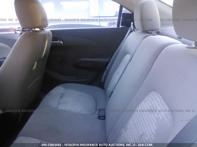 1G1JA5SH9E4236091 - 2014 CHEVROLET SONIC LS BLACK photo 8