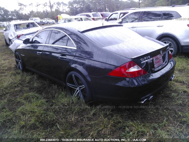 WDDDJ76XX6A049274 - 2006 MERCEDES-BENZ CLS 55 AMG BLACK photo 3